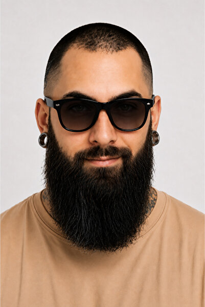 BAPPİR Wayfarer Men's Sunglasses Cross Cut Uv Protection
