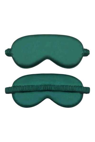 OEM Masca pentru ochi, ideala pentru dormit, anticearcan, din satin, verde in...