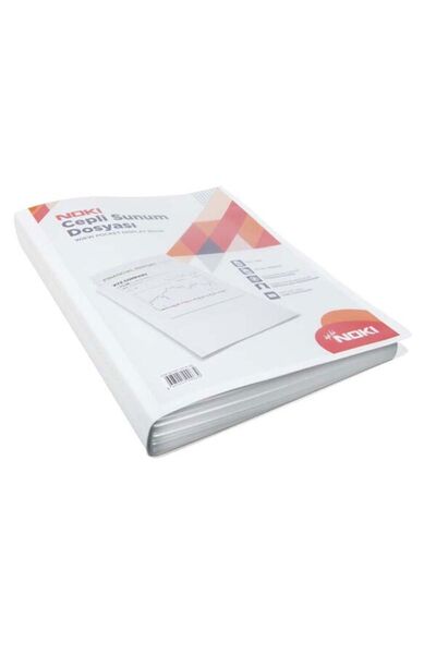 Noki Presentation Folder with Pocket 100Yp White 641100N-010