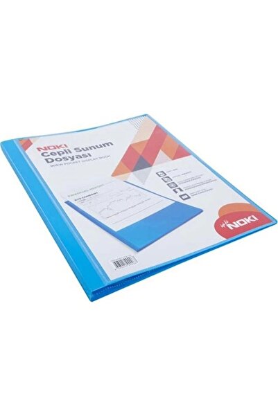 Noki Presentation Folder with Pocket 60Yp Blue 64160N-130
