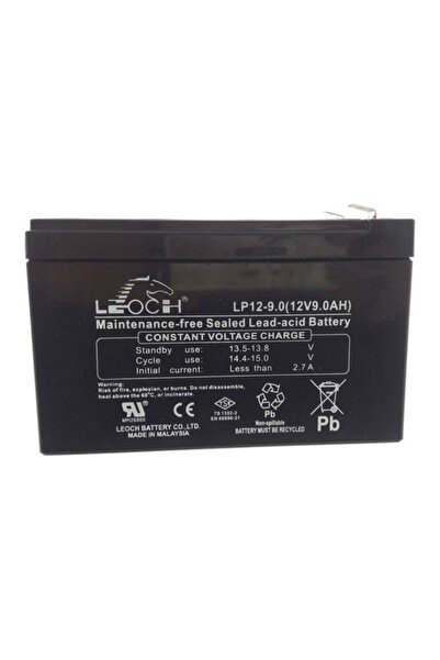 Universal INFORM LEOCH 9AH 12v Kuru Tip UPS+Güvenlik Aküsü