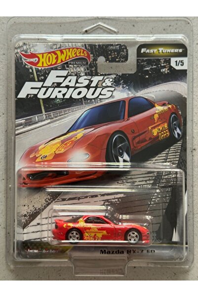 HOT WHEELS مازدا RX-7 FD - GJR65 - نادير موديل - فاست تيونرز فاخرة من F&F