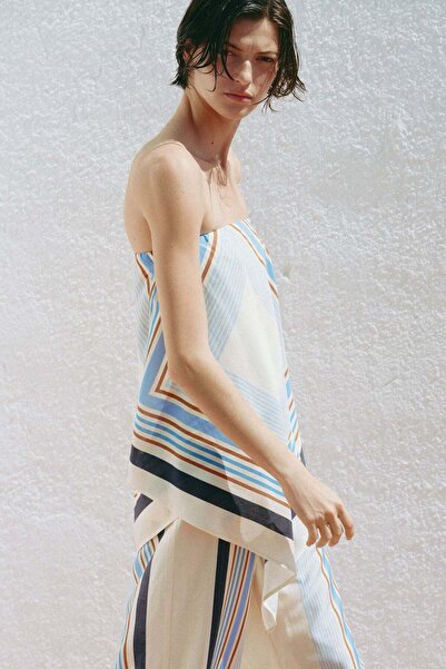 H&M Asymmetric bandeau top