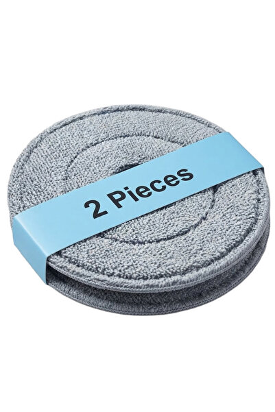 Cady One Circular Mop Replacement Parts Reusable Microfiber Round Mop Cloth f...