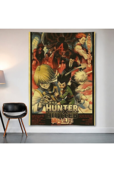 Geek Cultcha Hunter X Hunter Wall Covering Wall Tapestry First Quality Satin ...