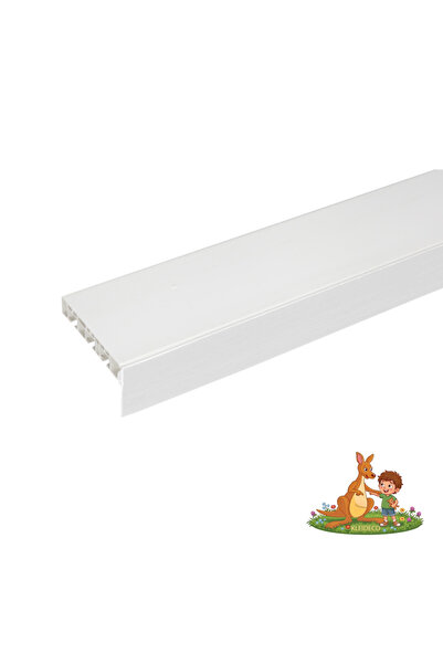 KLEIDECO Sina perdea PVC Berlin, 3 canale, cu masca decorativa, 220 cm, Alb, ...