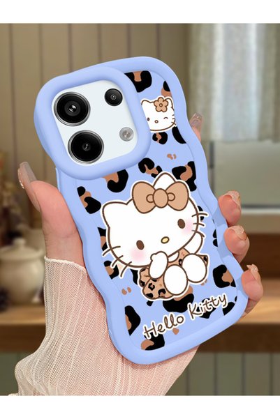 Hontinga Poco X6 5g Compatible Case Camera Protector Blue Silicone Couple Pho...