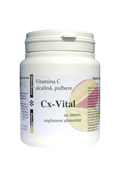 Aghoras Vitamina C Alcalina Tamponata (Pulbere) Cx-Vital 100g