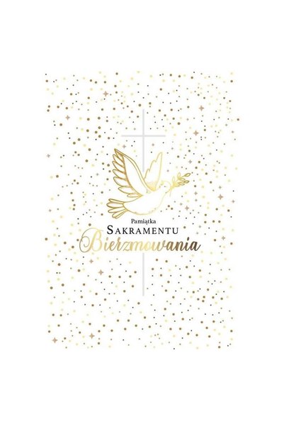KUKARTKA Felicitare Passion Premium B6, eleganta, cu porumbel si cruce, multi...