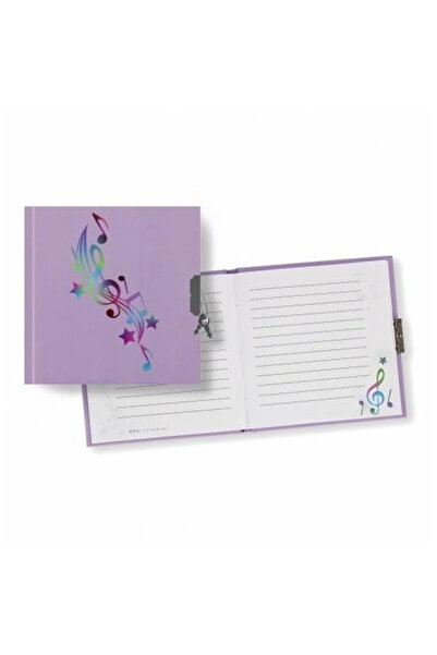 Starpak Jurnal cu lacat Music multicolor 14x14cm pentru copii 3+