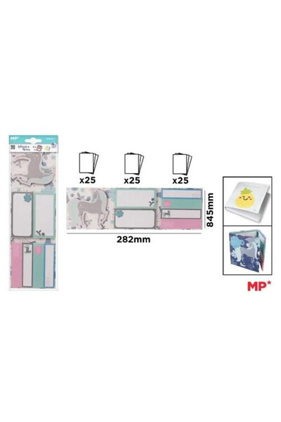 OEM MP Hârtie principală indexabilă Post-it 7x25 buc.