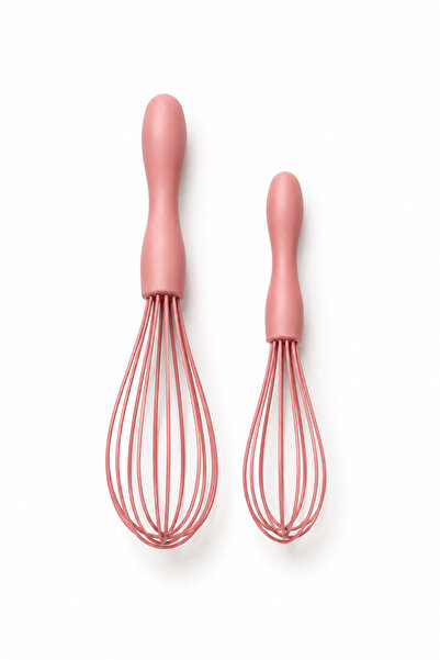 quppas Silikon 2’li Çırpıcı Seti - Pembe