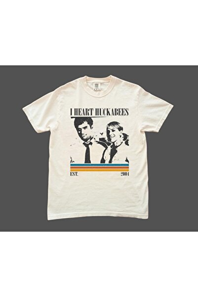 Grafftee Clothing تي شيرت I Heard Huckabees مطبوع للجنسين مقاس كبير