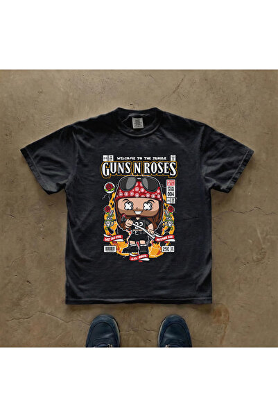 Grafftee Clothing Axl Rose Printed Unisex Oversize T-Shirt