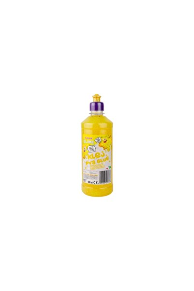 Tuban Adeziv cu sclipici, Tuban, 500 ml, Galben