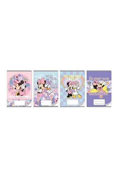 Beniamin Caiet / notebook A5 Minnie Mouse, linii colorate, lac UV, Multicolor...