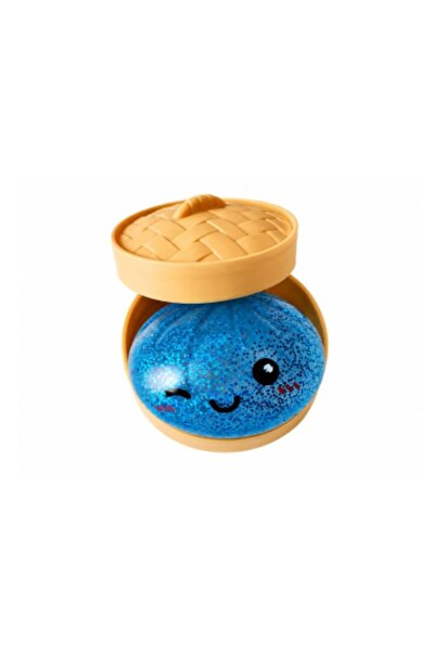 OEM Squishy Dumpling cu sclipici, Jucărie antistres tip Bao, Culoare aleatori...