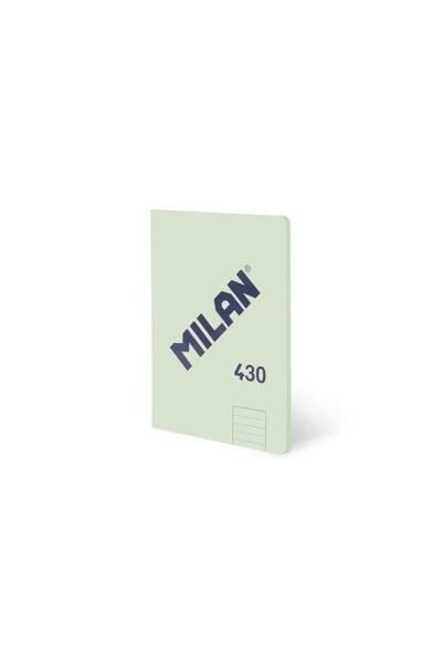 Milan Caiet/notebook 1918, cu cotor lipit, A5, 48 file, liniat, verde, 95 g/m2