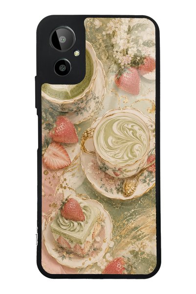 Spoyi حافظة هاتف لامعة بتصميم Gm 23 SE Sage Strawberry Matcha