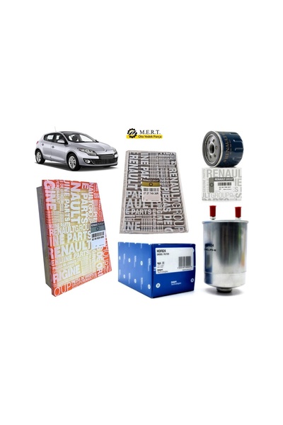 BAKIMFILOSU Renault Megane 3 1.5 Dci Filtre Bakım Seti 2009-2016