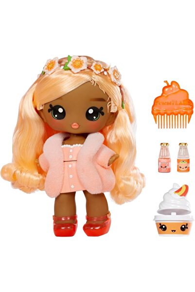 Yummiland Pia Peach Scented Collectible Doll with Lip Gloss Surprise & Access...