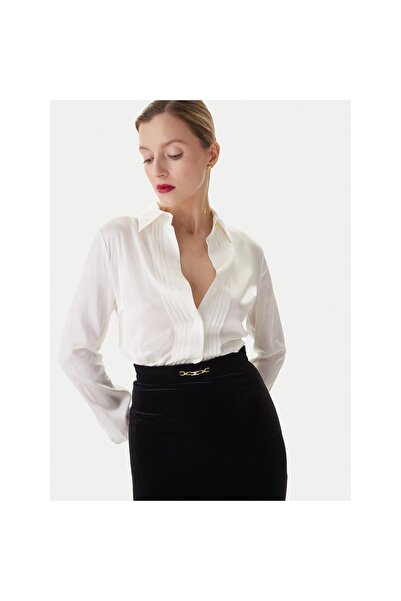 Elisabetta Franchi Rochie de seară pentru femei ABR4657E2 Albă