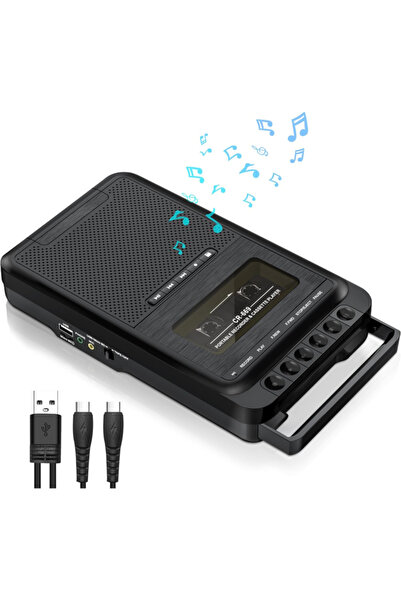 OEM Convertor și player de casete audio portabil USB-C – Înregistrare MP3, US...