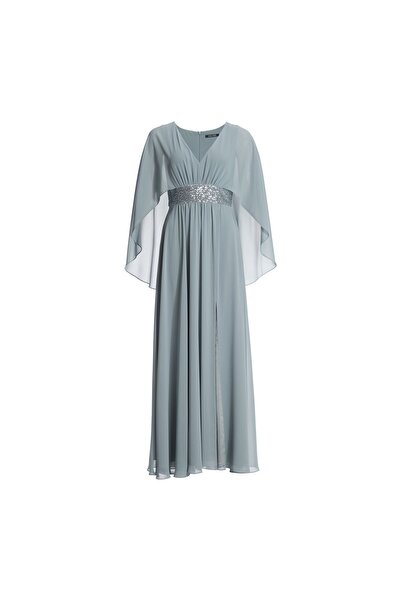 Swing Rochie de seară pentru femei 5AI10300 Albastru