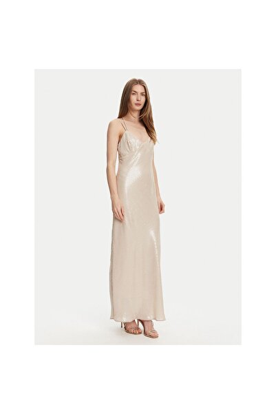 TWINSET Γυναικείο Βραδινό Φόρεμα 251TT2130 Κρεμ