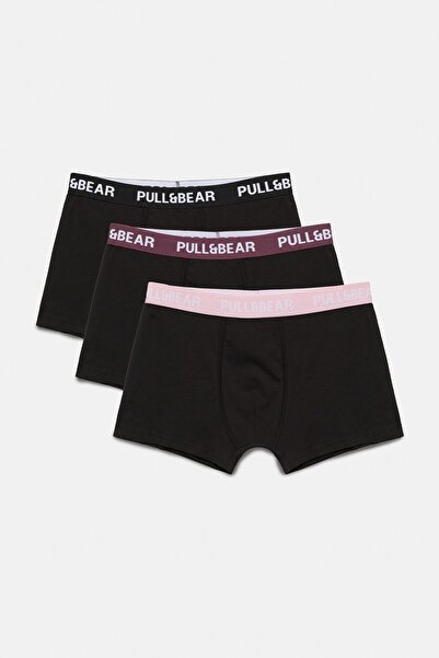 Pull & Bear 3'lü boxer seti