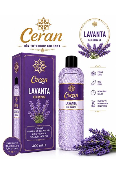 CERAN KOLONYA LAVANTA KOLONYASI 400 ML KUTULU