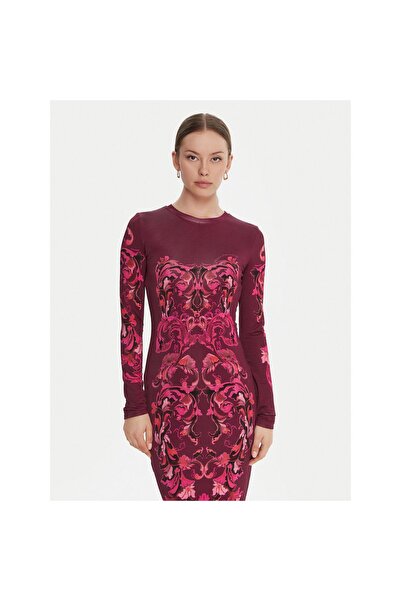 VERSACE JEANS COUTURE Γυναικείο Καθημερινό Φόρεμα 79HAO9P0 JS524 Μωβ
