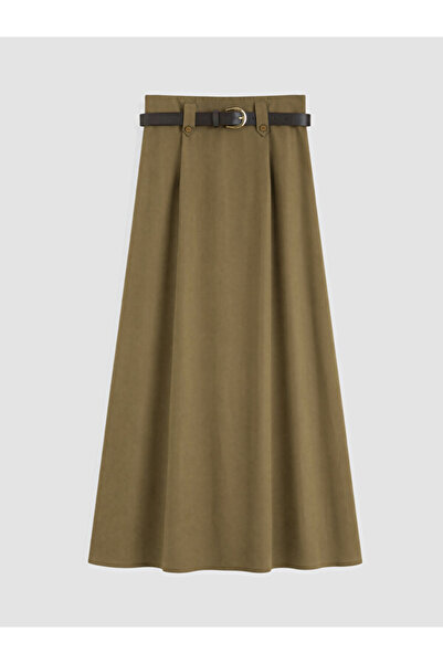 LC Waikiki A Flared Skirt with a Waist Belt for Style Enthusiasts from Uzg Store