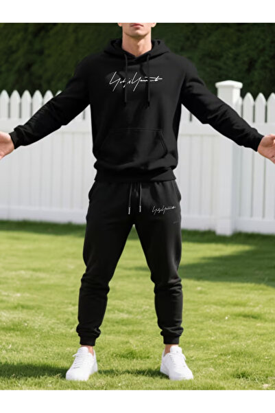 valeriae Calle 00 Urban Street Style 3 Threaded Rastered Sweatpants Set