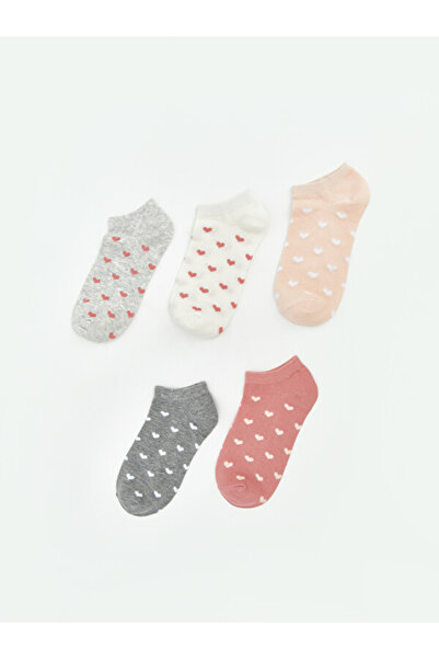 LC Waikiki Heart Embroidered Women's Bootie Socks from Uzg Store for Style En...