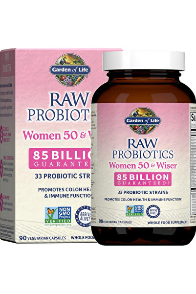 GARDEN OF LIFE Raw Probiotics Women 50 & Wiser - 85 Billion Live Cultures - P...