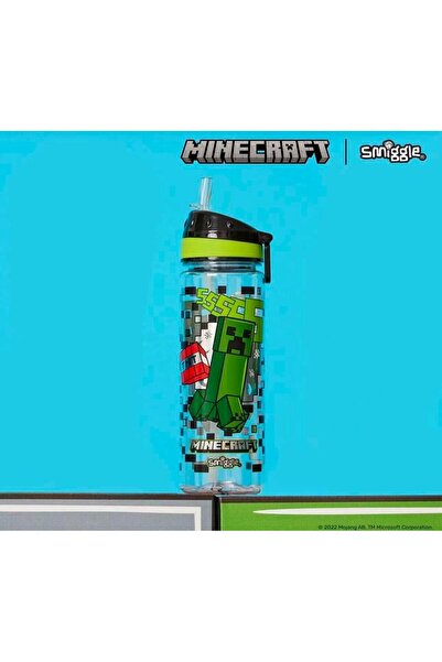 SMIGGLE Minecraft bpa içermez plastik suluk