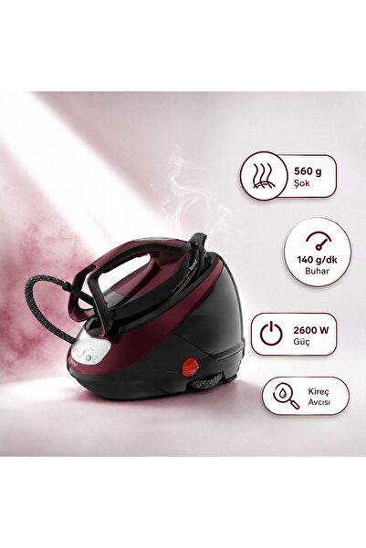 TEFAL Pro Express Protect Buhar Kazanlı Ütü | 7,5 Bar, 2600 W, 560 g Şok Buha...