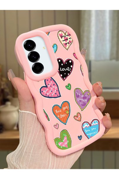Hontinga Samsung Galaxy A36 5g Compatible Case Camera Protector Pink Silicone...