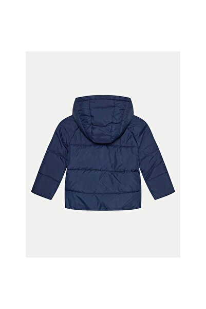 United Colors of Benetton Geacă de iarnă pentru băieți 2WU0GN02W Bleumarin
