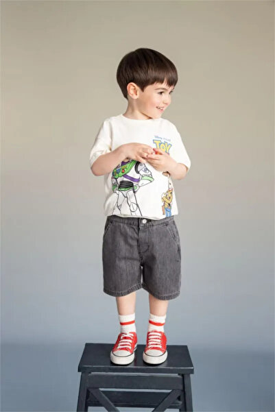 DeFacto 100% Cotton Denim Shorts for Baby Boy G7553A526Sm