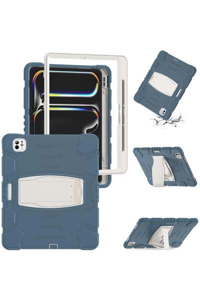 SIGLOO Husă Clamshell Antisoc Antipraf cu Stand pentru iPad Air 13 2024 iPad ...
