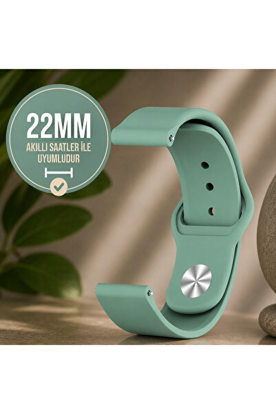 TechTrove Samsung Galaxy Watch 3 45mm Uyumlu 22mm Ayarlanabilir Spor Silikon ...