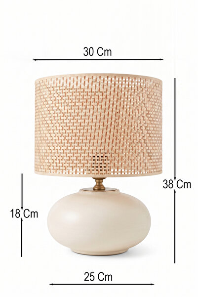 Hmydesign Handmade Seramik Abajur - Loriena