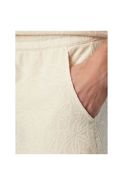Guess Pantaloni scurți sport bărbați F6GD03KG362 Crem