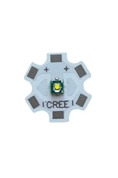 DORA LED CREE 1-3W Beyaz 6500K PCB li Power Led 20mm 350-700Ma 3,2 Volt(3 Adet)