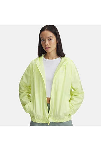 Under Armour Rival Sport Windbreak Kadın Sarı Ceket