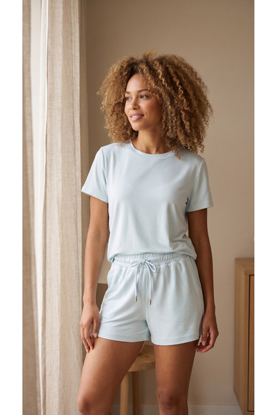 Katia&Bony Women's Basic Modal T-Shirt Green