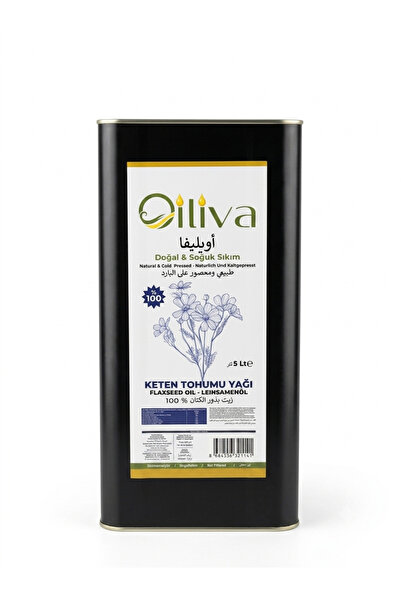 OILIVA GIDA SAN. VE DIŞ TİC. LTD. ŞTİ. Oiliva flaxseed oil organic 5 liter