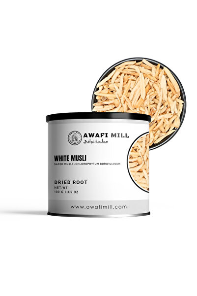 AWAFI MILL Safed Musli – White Musli / Musli Root – 100G | Chlorophytum boriv...